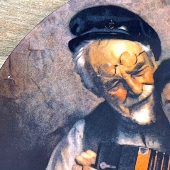 Knowles Norman Rockwell 1981 Plate "The Music Maker" Limited Edition - Picture 2 of 7